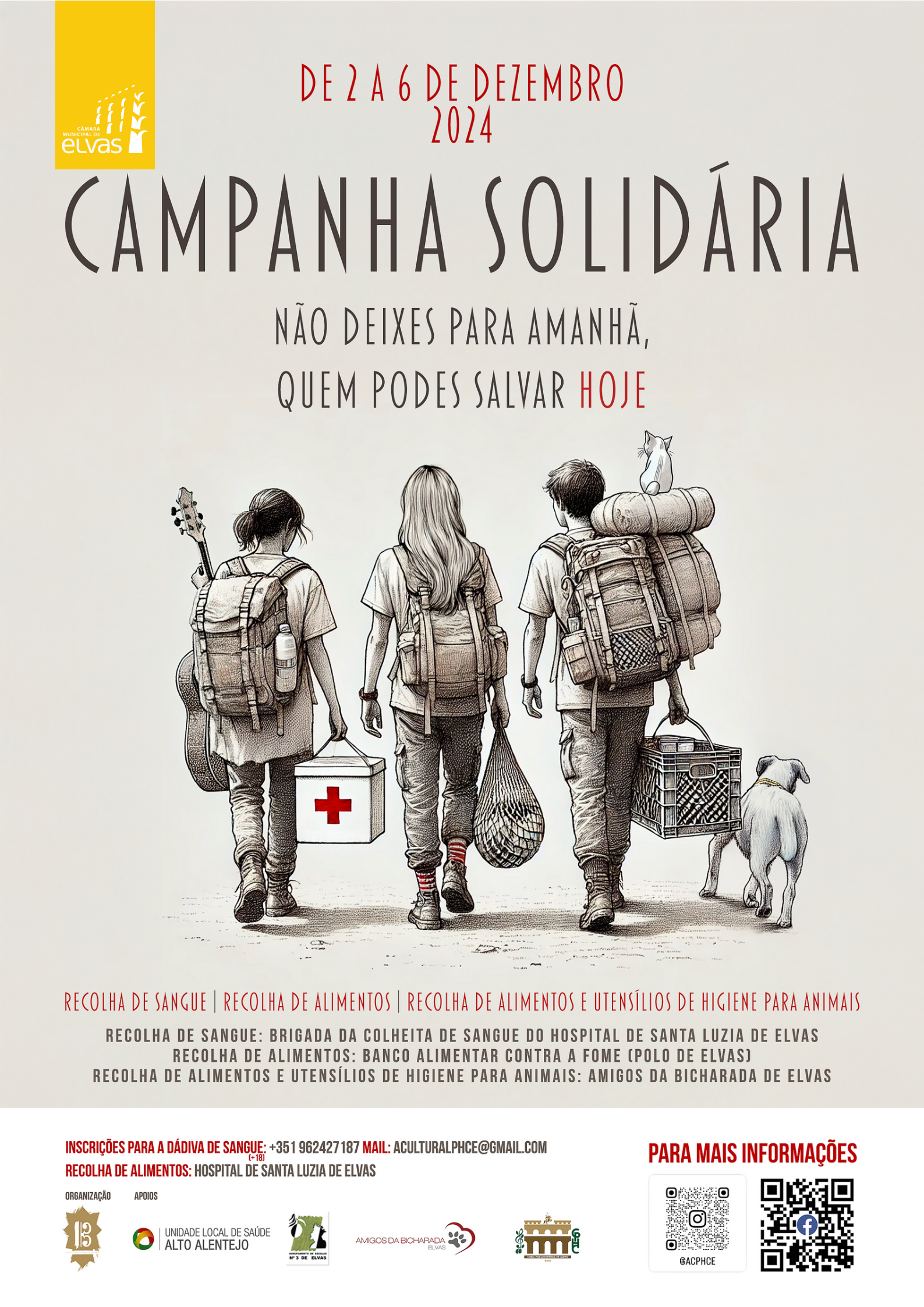 Campanha Solidária — Não Deixes para Amanhã, Quem Podes Salvar Hoje!