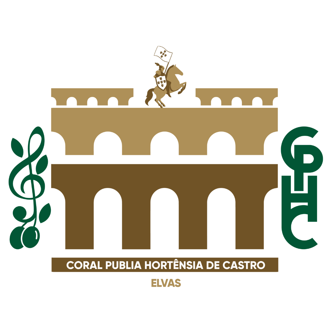 Logótipo do Coral Públia Hortênsia de Castro de Elvas (CPHCE)